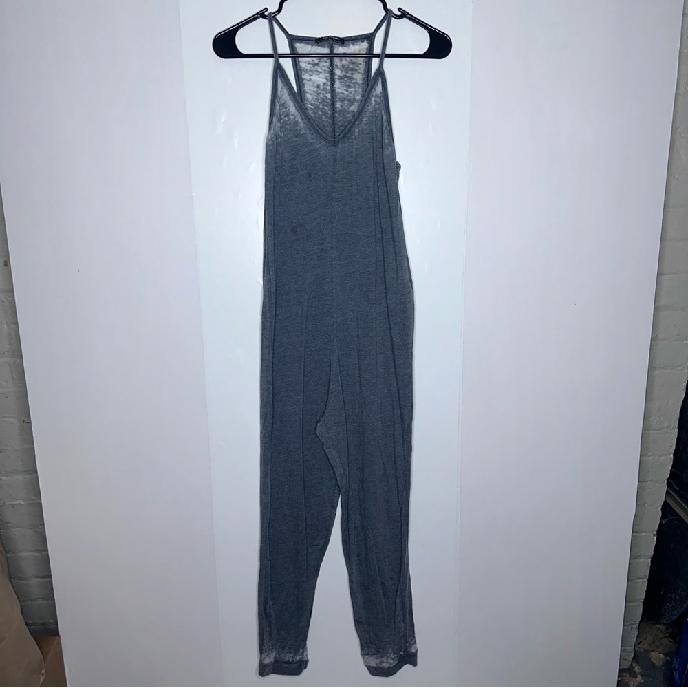 Zara Trafaluc gray one piece jumpsuit size small